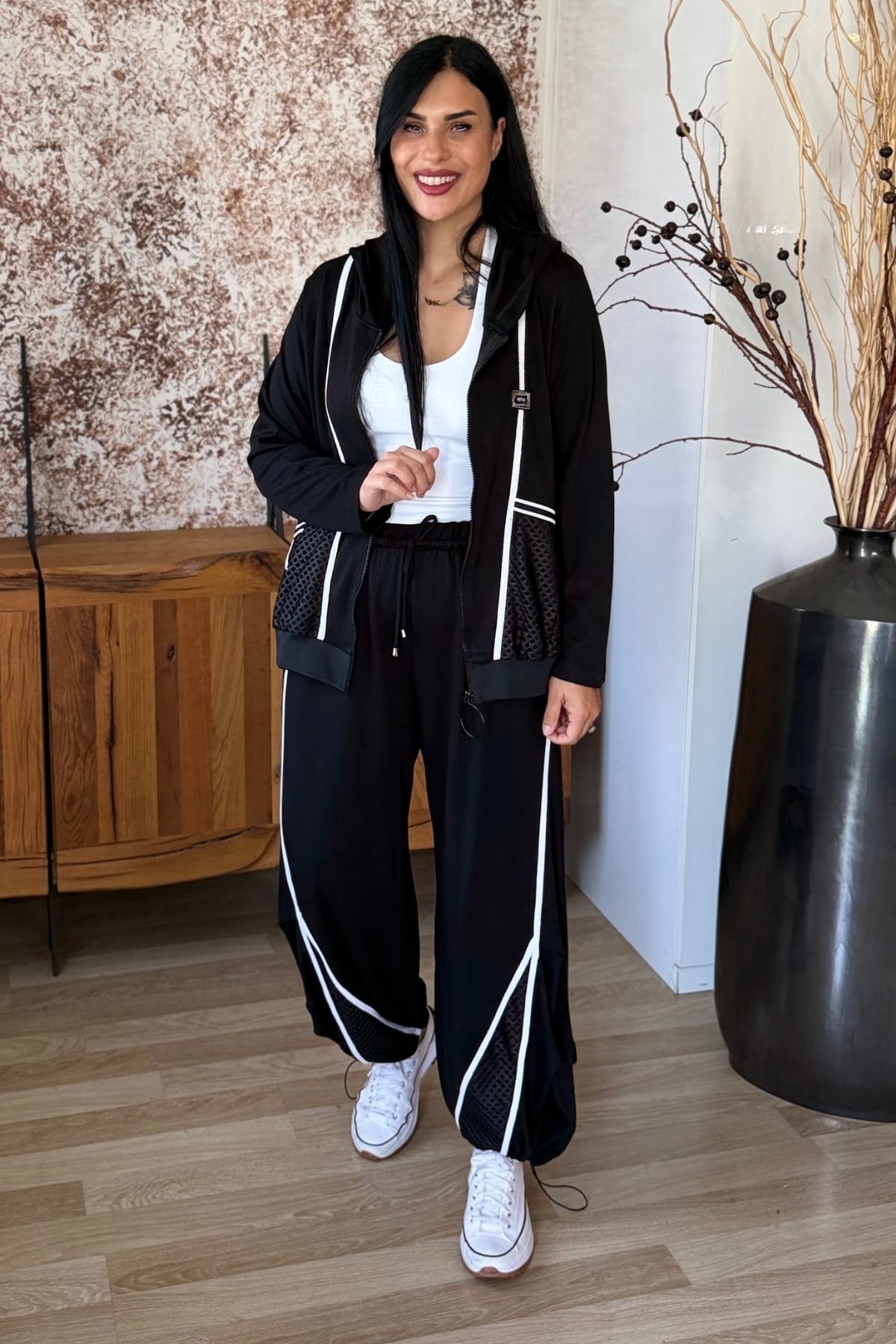TASARIM FİLE DETAYLI 4 MEVSİMLİK TAKIM
