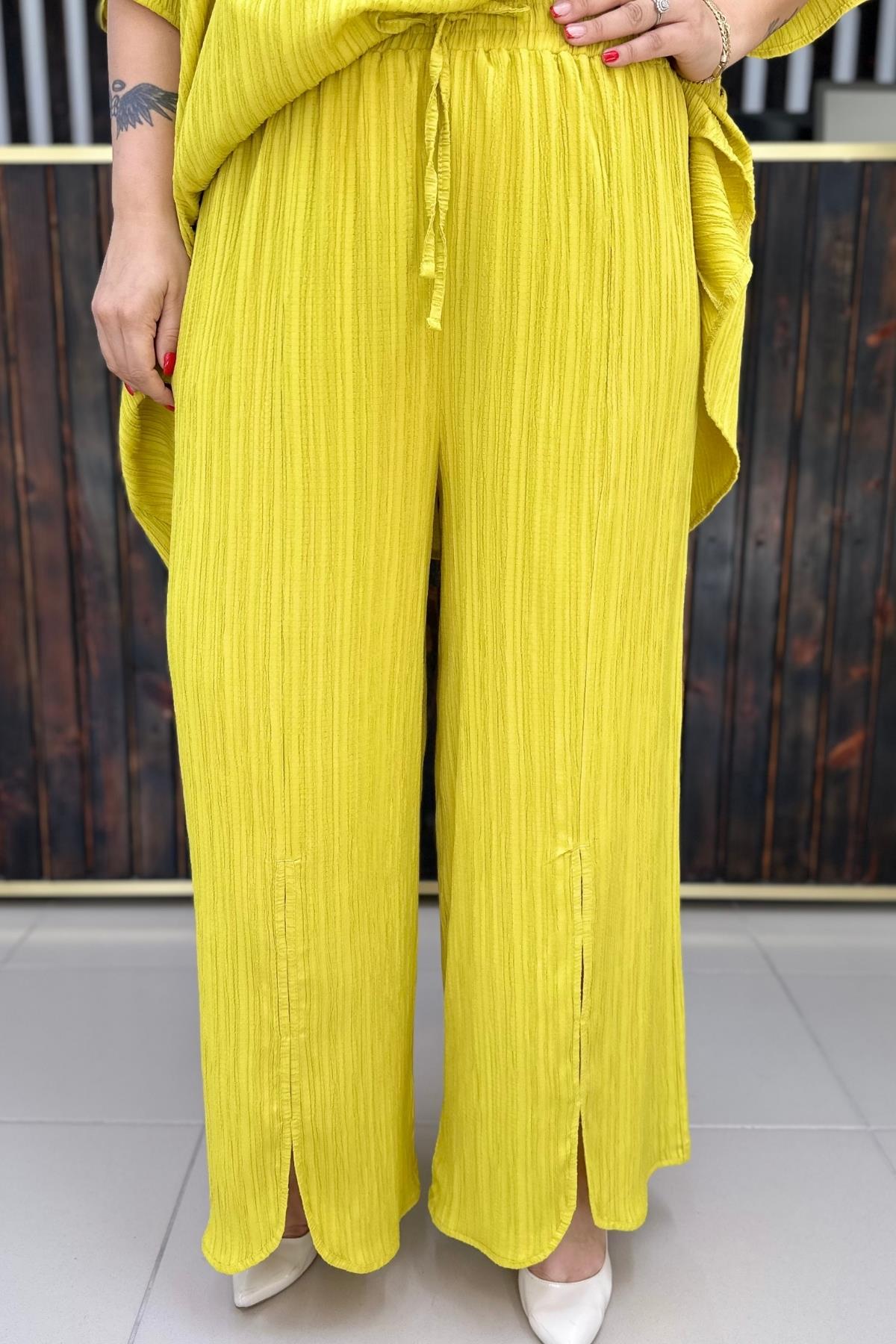 YIRTMAÇLI PANTALON BÜYÜK BEDEN