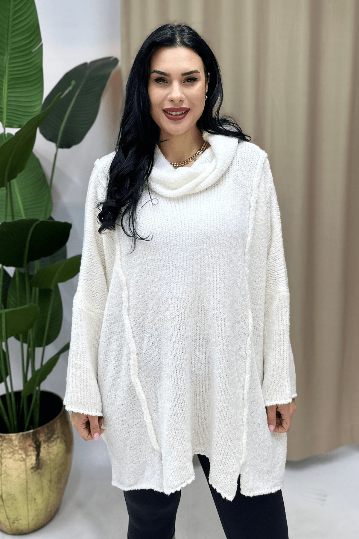 YUMOŞ TRİKO TUNİK BEYAZ