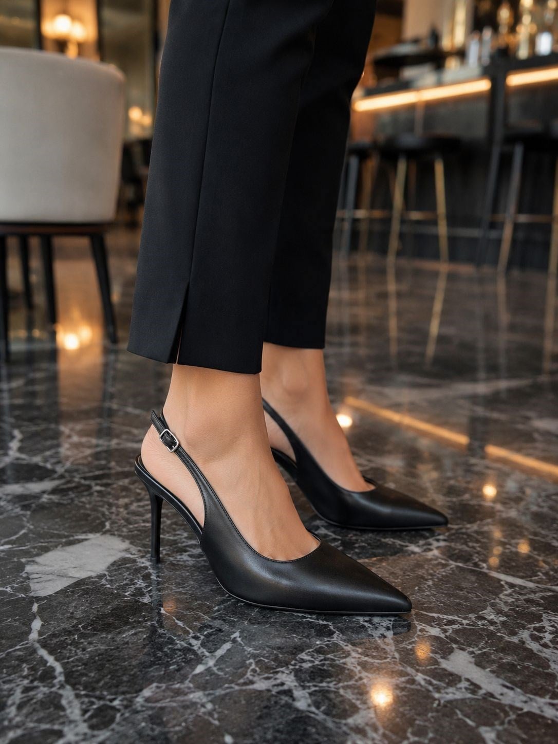 BH MİVKA 36-40 ARKA AÇIK STİLETTO