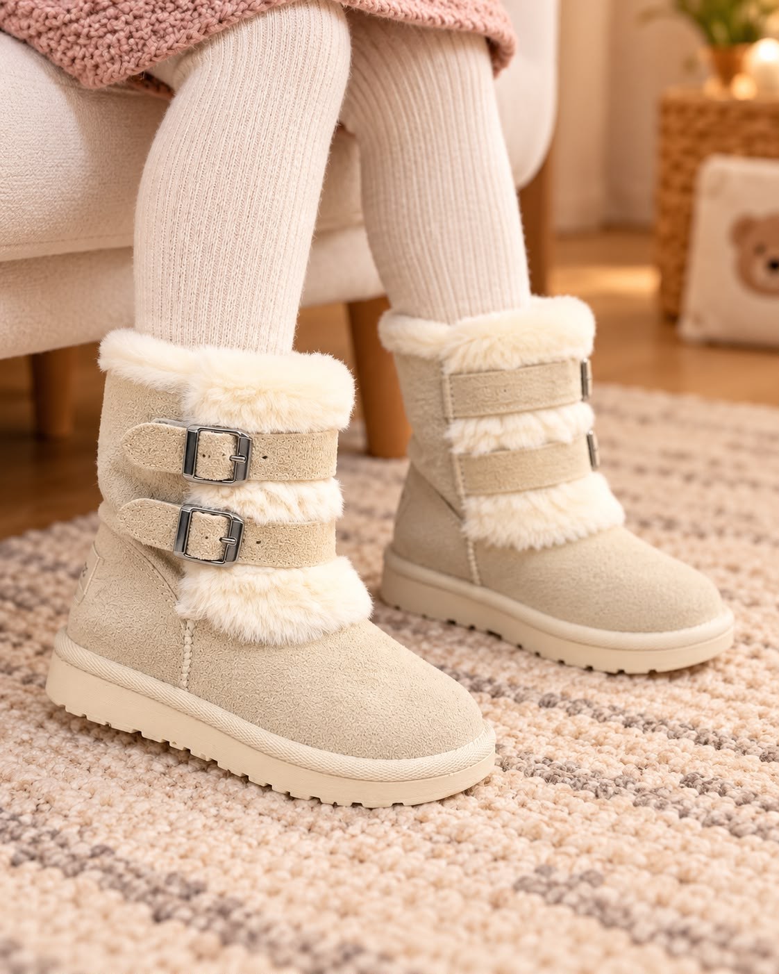 BN UGGY 50195 50198 26-35 KÜRKLÜ UGG BOT