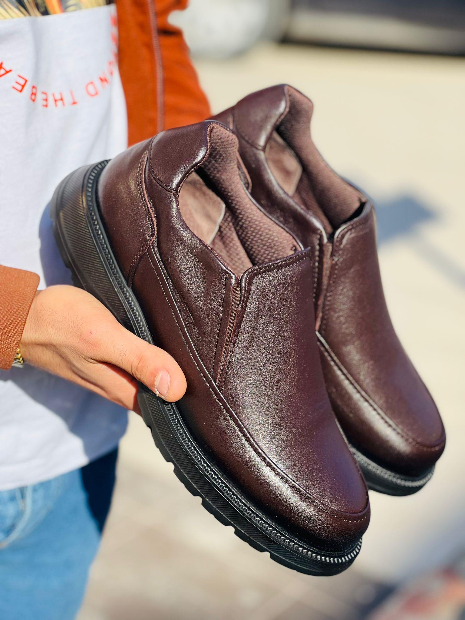 HJ LUCKER 23630 40-45  HAKİKİ DERİ KISA BOT