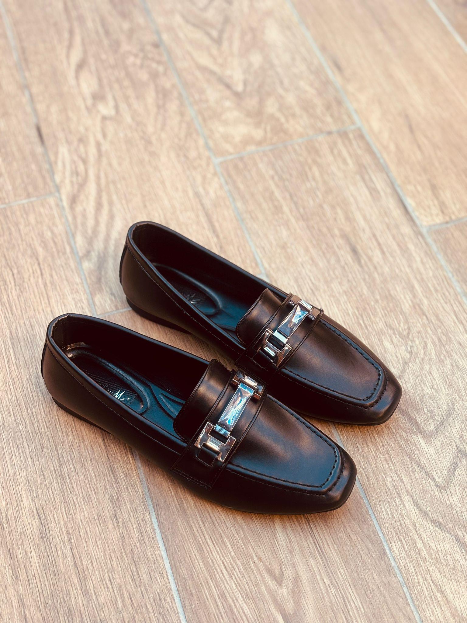 PM DİAMOND K2062 36-40 TAŞLI LOAFER