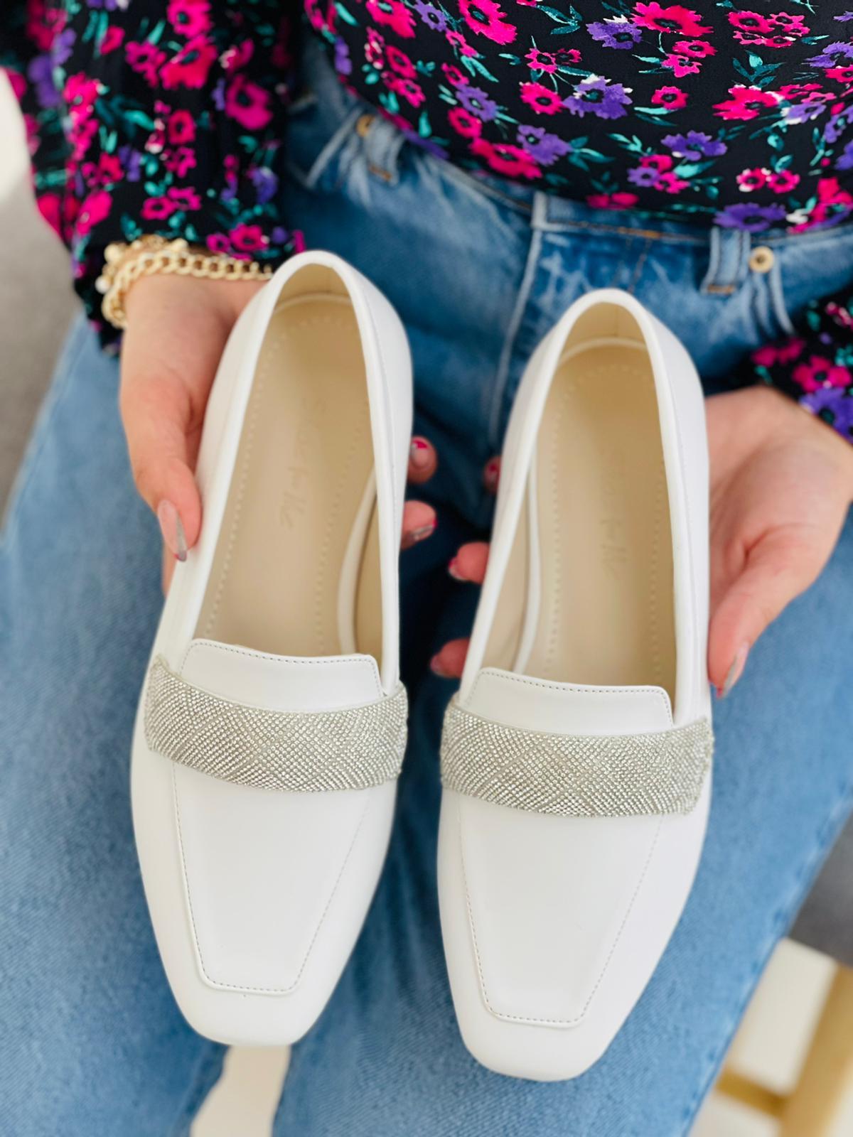 PM POLİ K1112 36-40 TAŞLI LOAFER
