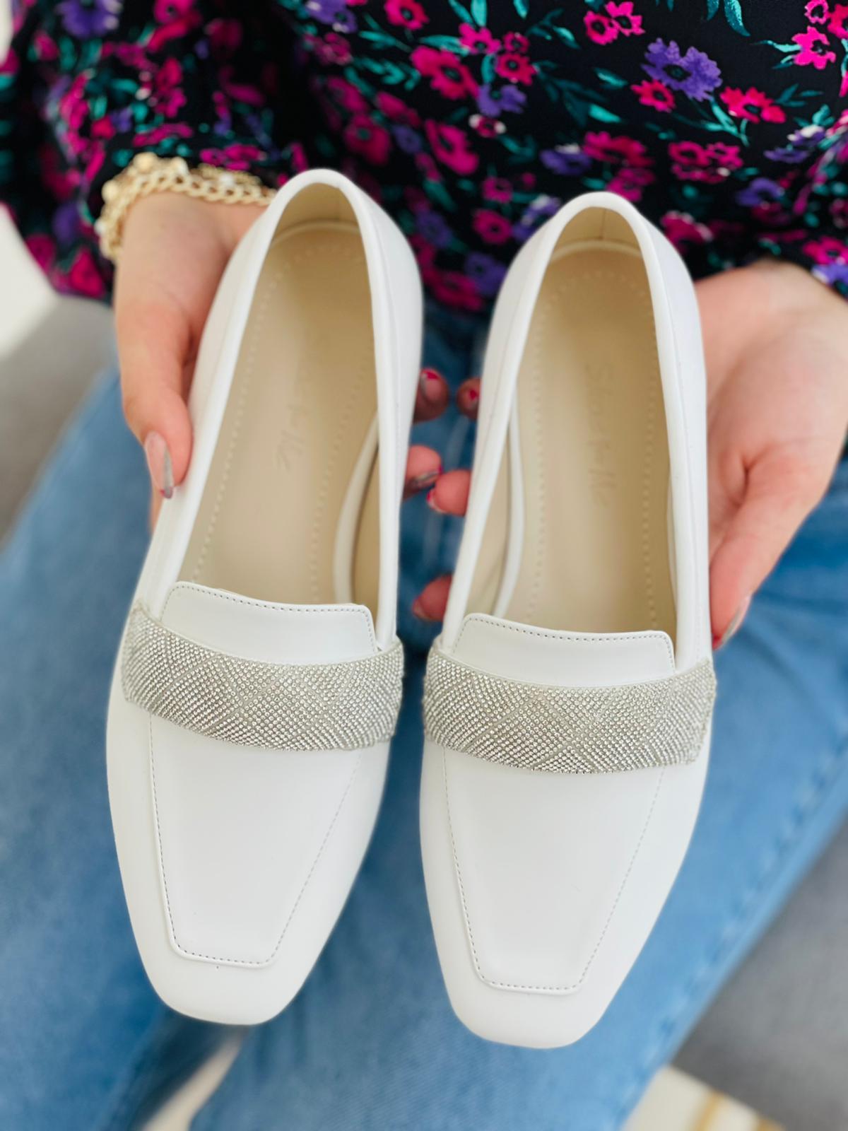 PM POLİ K1112 36-40 TAŞLI LOAFER