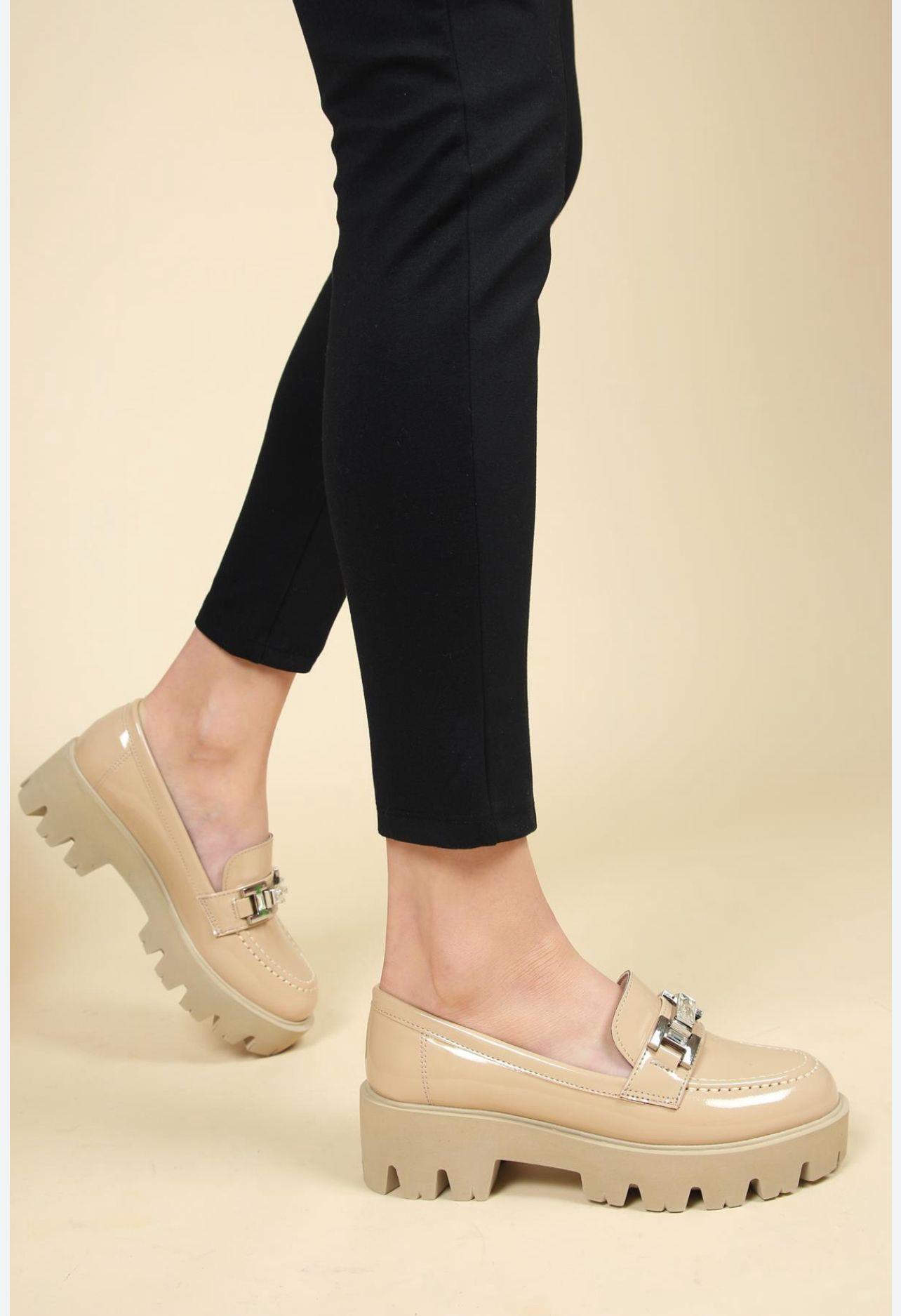 PM SOWA K014 36-40 TAŞLI LOAFER