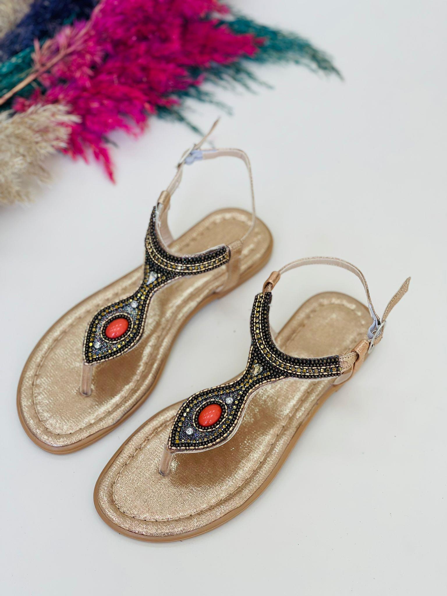 YS BLUER 36-40 TAŞLI SANDALET