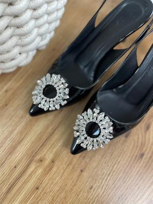 BH MONROE 0030 36-40 TAŞLI ARKASI AÇIK STİLETTO