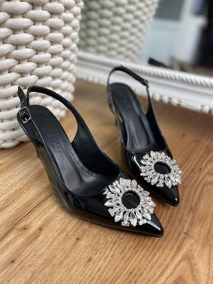 BH MONROE 0030 36-40 TAŞLI ARKASI AÇIK STİLETTO