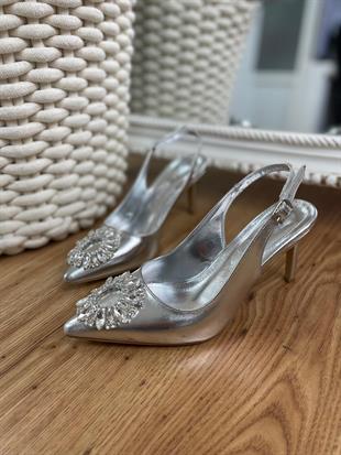 BH MONROE 0030 36-40 TAŞLI ARKASI AÇIK STİLETTO