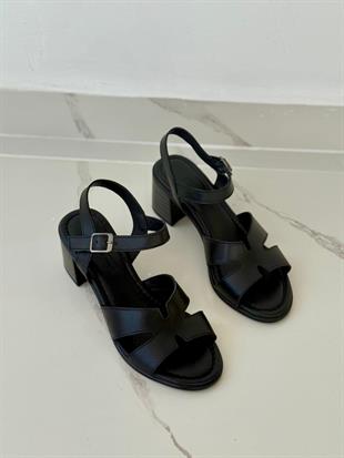 BUL HEMS 251812 36-40 HAKİKİ DERİ TOPUKLU SANDALET