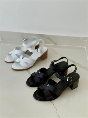 BUL HEMS 251812 36-40 HAKİKİ DERİ TOPUKLU SANDALET