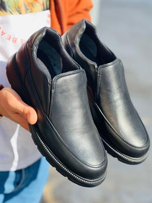 HJ LUCKER 23630 40-45  HAKİKİ DERİ KISA BOT