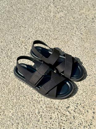 HJ OLİTE 40-45 HAKİKİ DERİ SANDALET