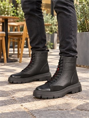 HJ VITTORIO 25660 40-45 HAKİKİ DERİ BOT