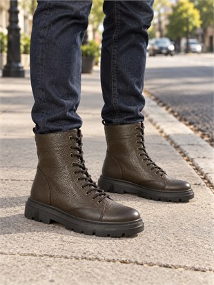 HJ VITTORIO 25660 40-45 HAKİKİ DERİ BOT