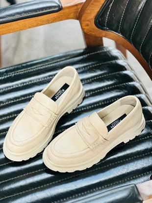KM KUMY K322562 36-40 HAKİKİ DERİ LOAFER