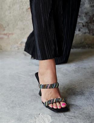 PM LADYLA K1298 36-40 TAŞLI TOPUKLU TERLİK