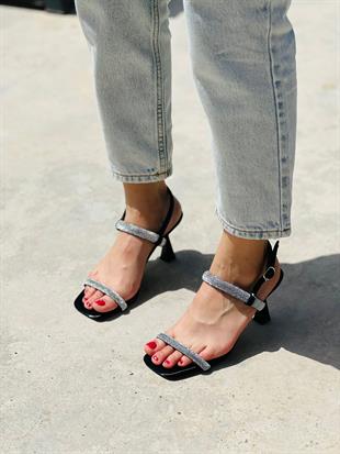 PM LOVVE K1019 36-40 TAŞLI TOPUKLU SANDALET
