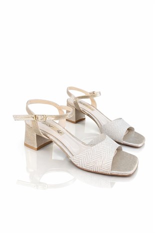 PM MEHİR K1003 36-40 TOPUKLU SANDALET