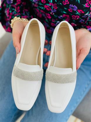 PM POLİ K1112 36-40 TAŞLI LOAFER