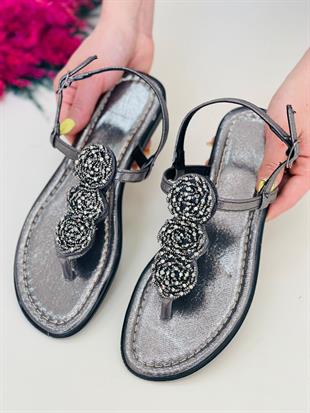 YS ESTEL 36-40 TAŞLI SANDALET