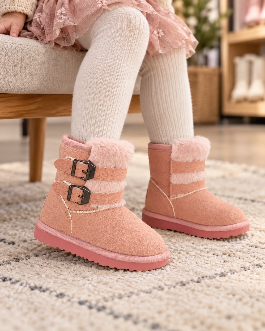 BN UGGY 50195 50198 26-35 KÜRKLÜ UGG BOT