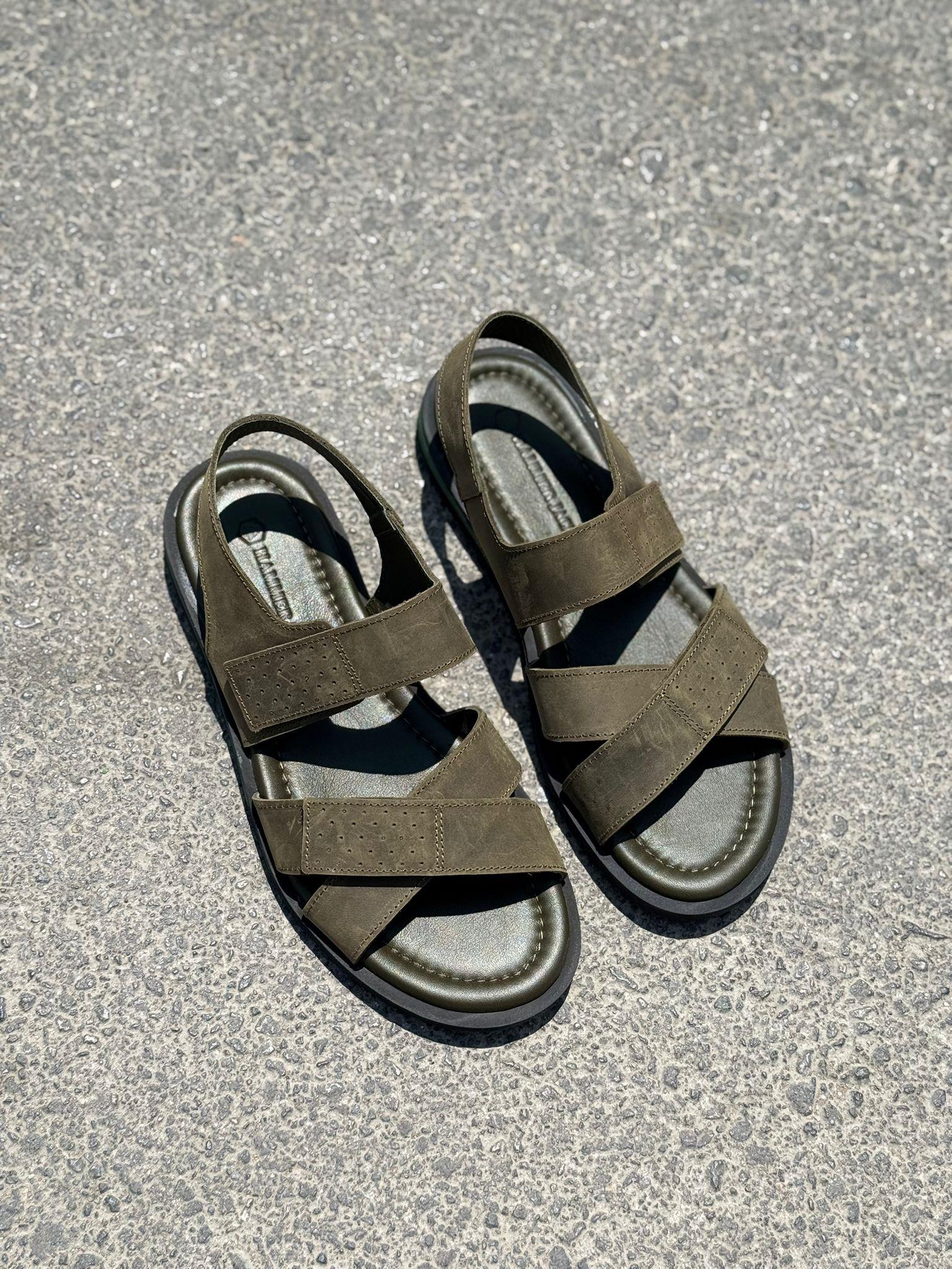 HJ OLİTE 40-45 HAKİKİ DERİ SANDALET