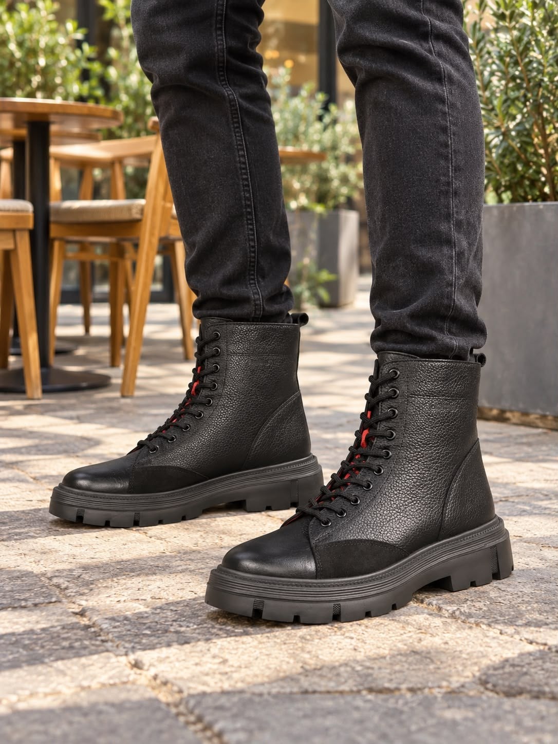 HJ VITTORIO 25660 40-45 HAKİKİ DERİ BOT