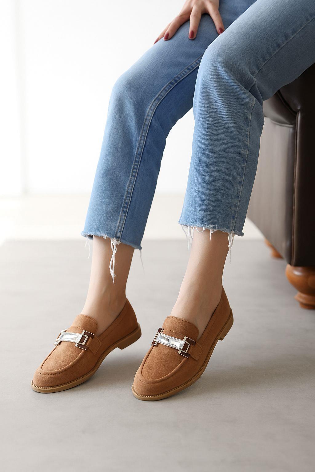 PM FİLLY K900 36-40 TAŞLI LOAFER