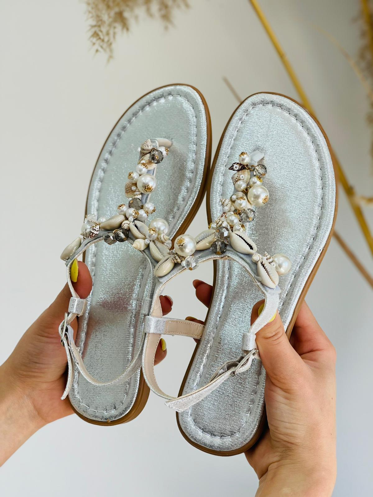 YS GOLDY 36-40 TAŞLI SANDALET