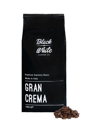 BLACK AND WHITE ÇEKİRDEK KAHVE, GRAN CREMA (1 KG)