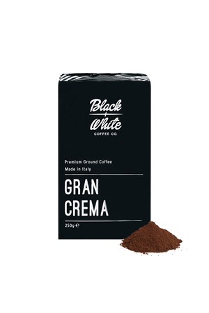 BLACK AND WHITE TOZ KAHVE, GRAN CREMA (250 G)