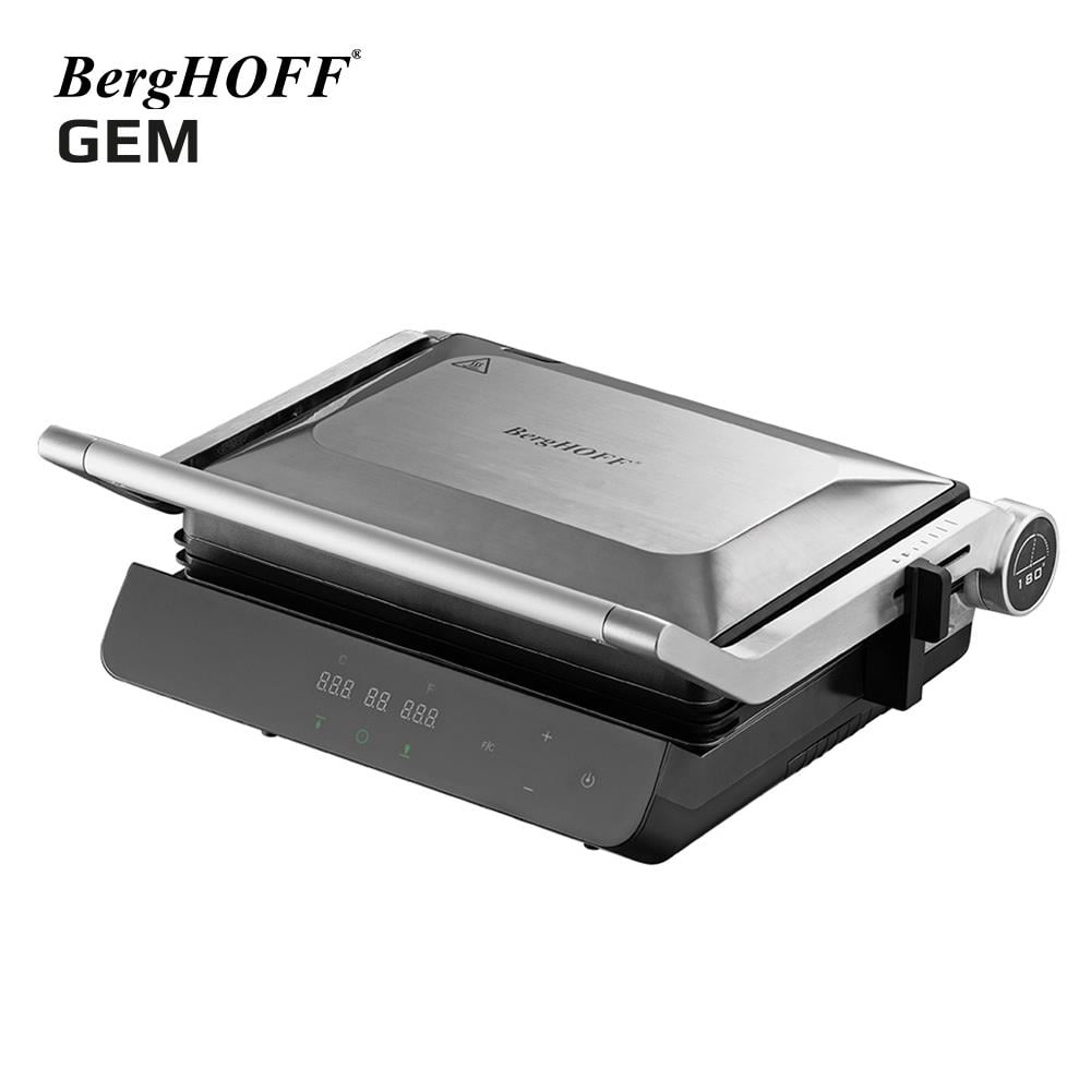 BerghoffBergHOFF GEM TITAN Gümüş Gri Çelik Izgara ve Tost Makinesi7950600