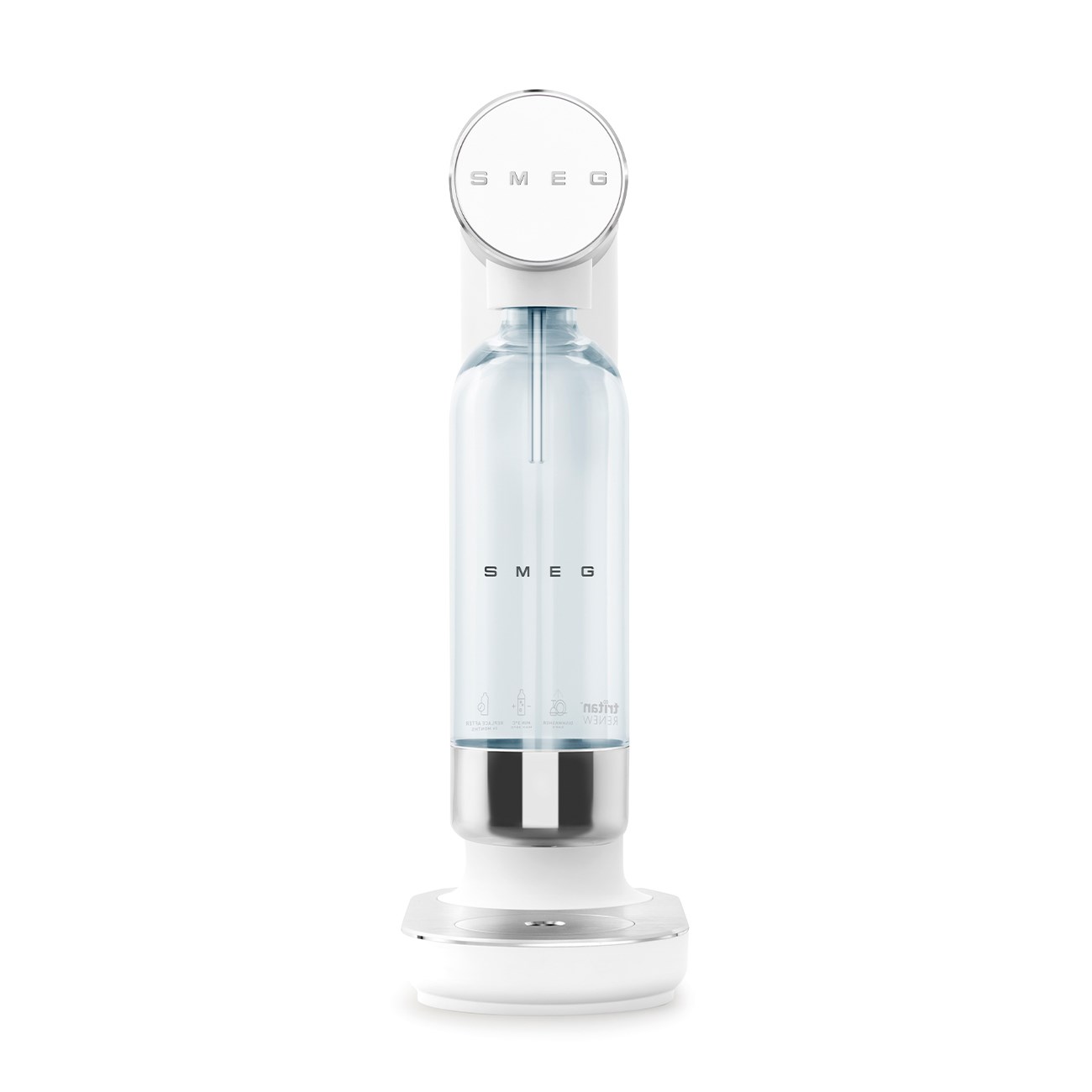 SMEGSoda Maker / Gazlı İçecek (Sodalı Su) Makinesi Mat BeyazSKC01WHM
