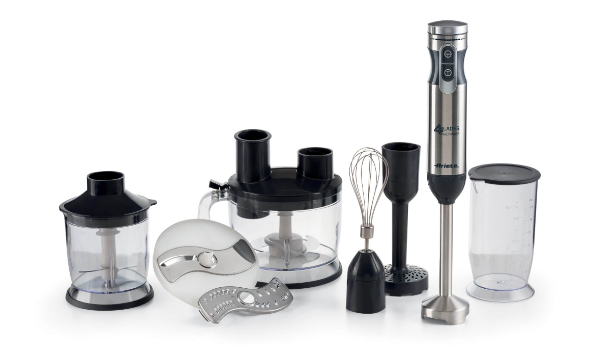 ARIETEARIETE PROFESYONEL MULTİFONKSİYONEL EL BLENDER SETI -7 IN 10898/11