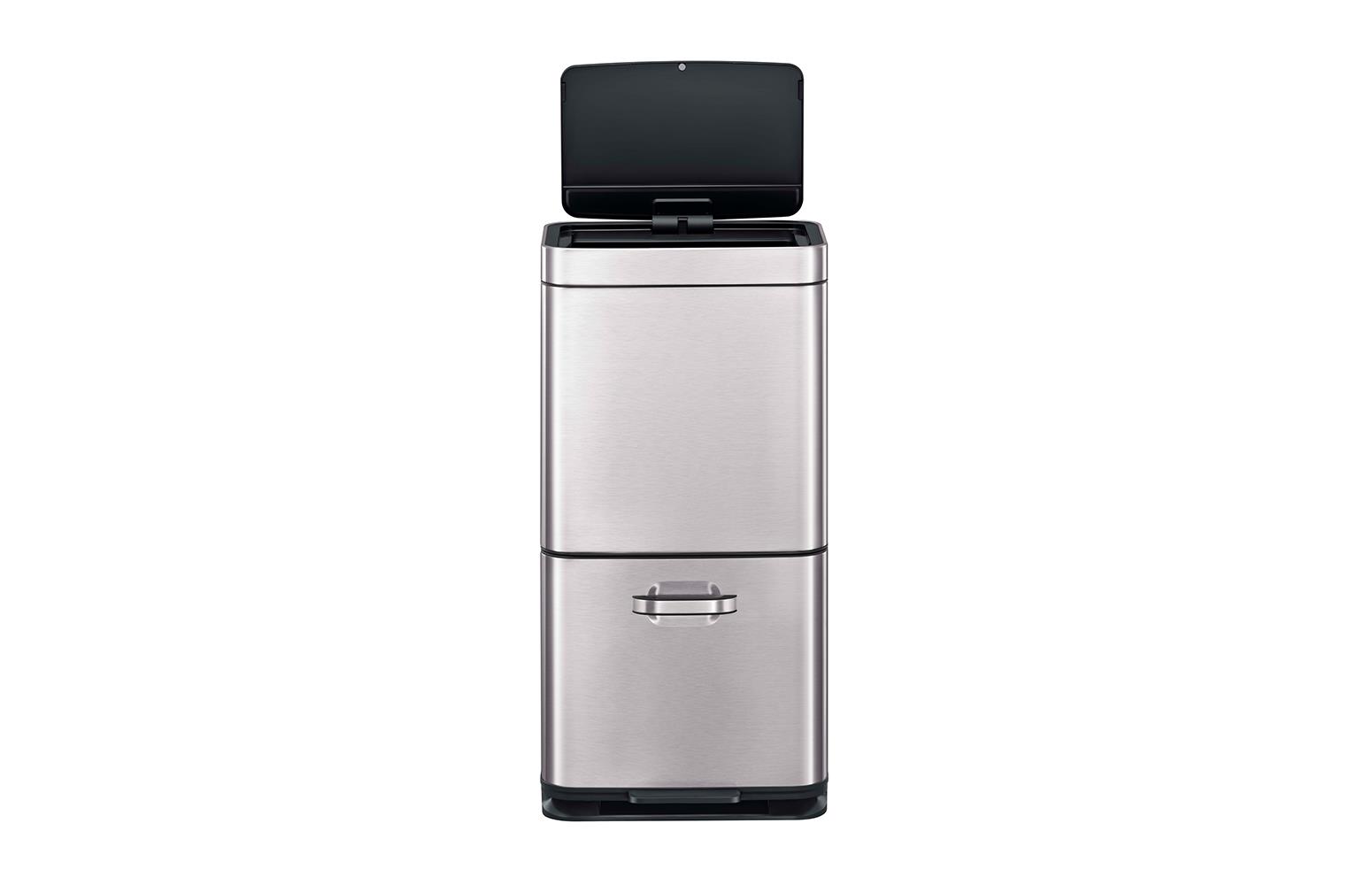 Eko35L+25L EKO Paslanmaz Çelik Sensörlü Geri Dönüşüm Tasarımlı Atık KutusuEK9339XGMT