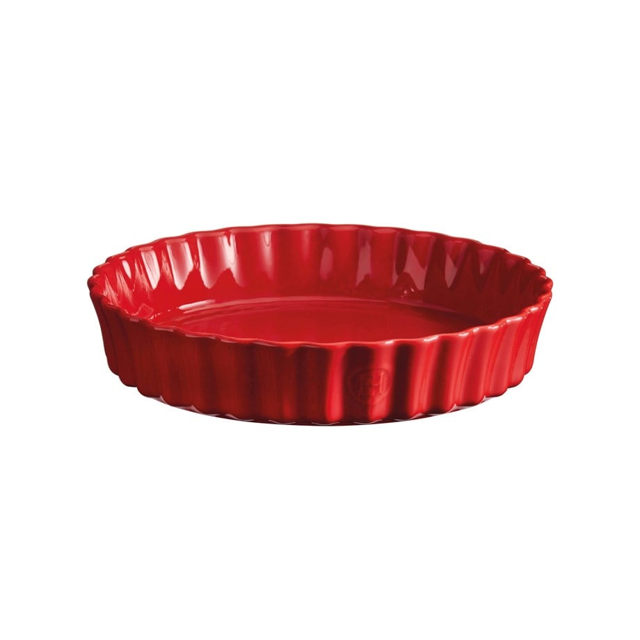 Emile HenryEmile Henry Tart-Börek-Flan Kabı Yuvarlak 28 Cm Kırmızı/Burgundy346028