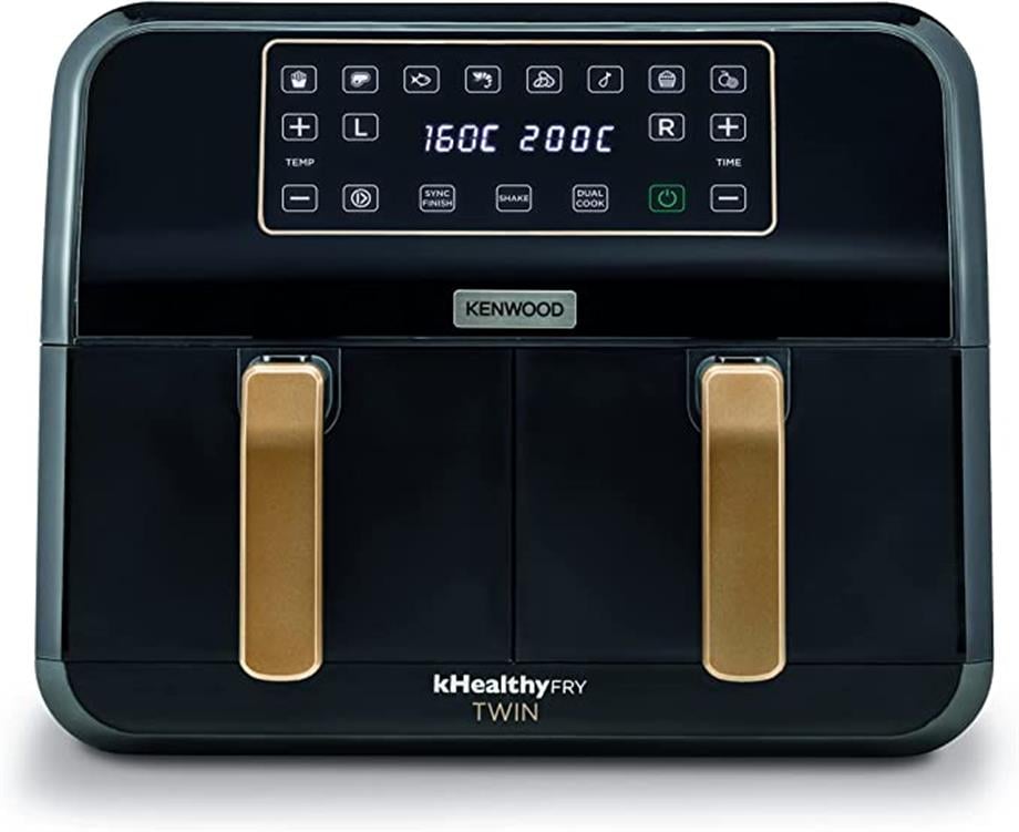 KenwoodKenwood HFP70.000BK Dual Air Fryer BK CopperHFP70.000BK
