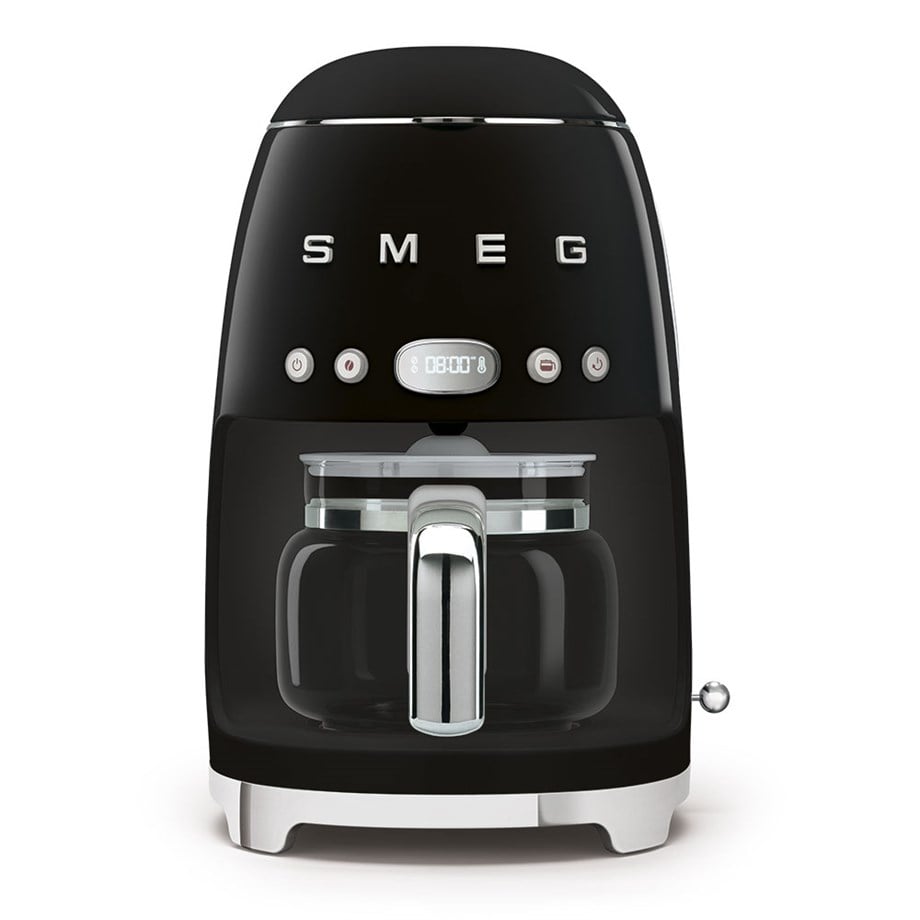 SMEG DCF02BLEU FİLTRE KAHVE MAKİNESİ , 50'S STYLE , SİYAH
