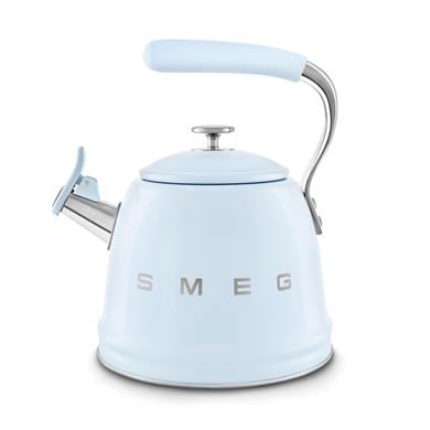 SMEG50's Style Pastel Mavi Set Üstü Düdüklü Kettle 2.3 LtCKLW2001PB