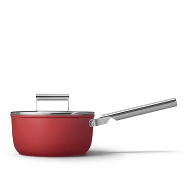 SMEGSMEG Cookware 50'S Style Kırmızı Sos Tenceresi 2,8 LİTRE 20 CMCKFS2011RDM