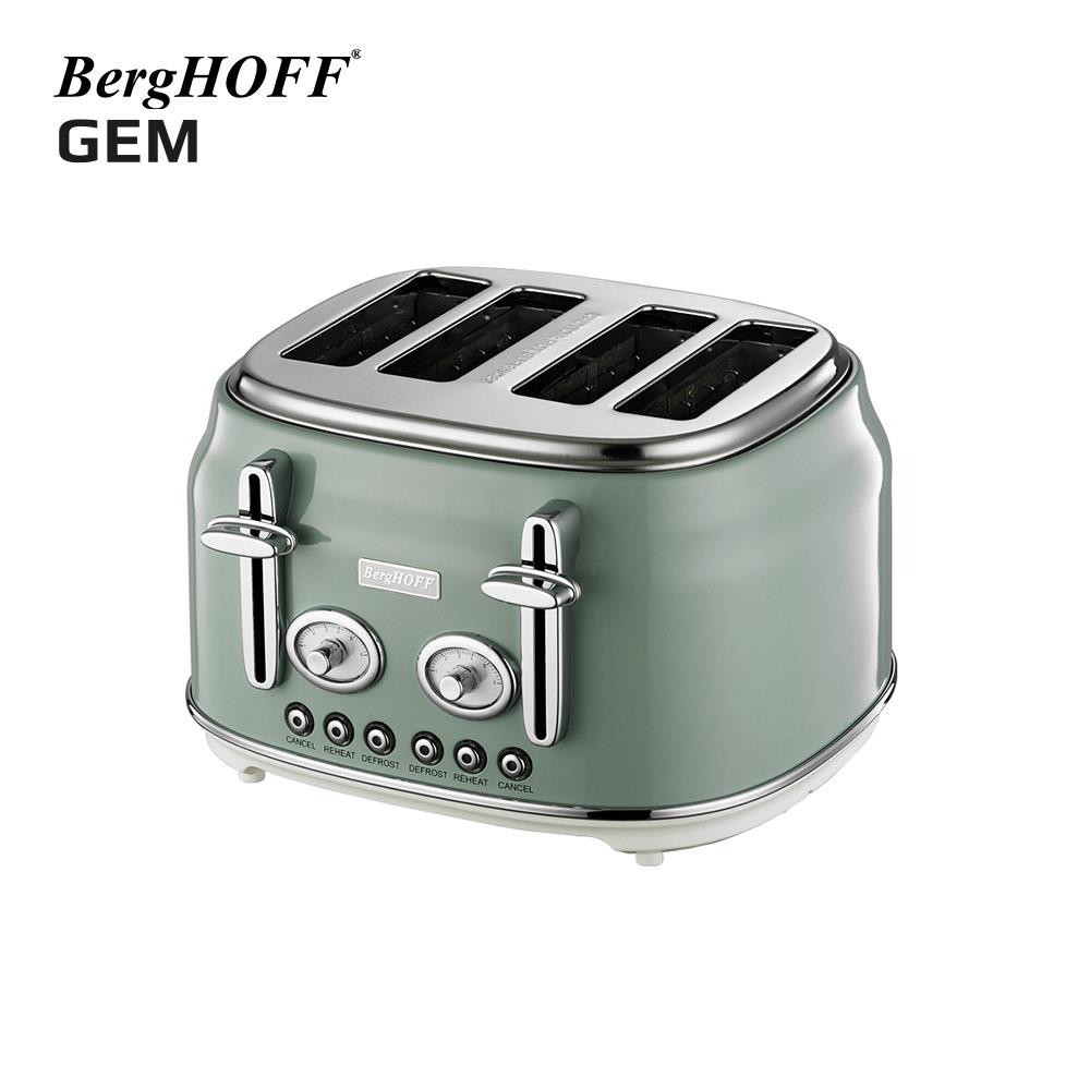 BerghoffBergHOFF GEM RETRO Mint Yeşil Dört Dilim Ekmek Kızartma Makinesi7950051
