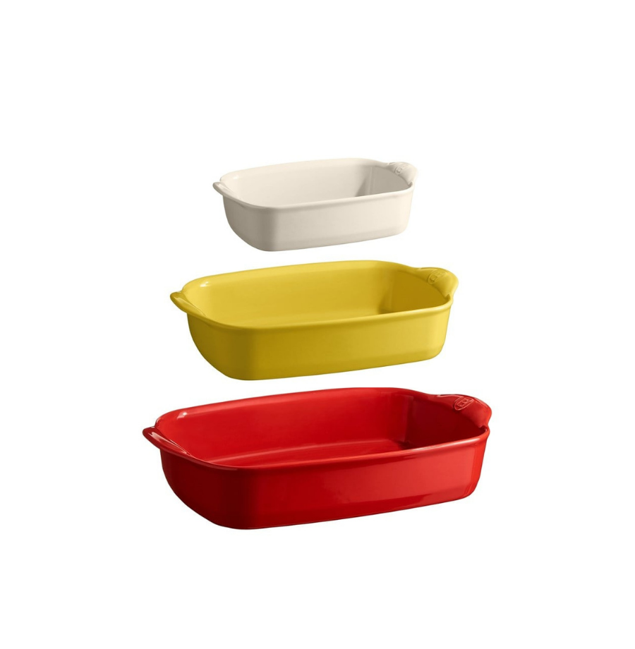 Emile HenryEmile Henry Fırın Kabı Dikdörtgen 36 x 23- 30 x 19- 22 x 14 Cm349652-909650-029649
