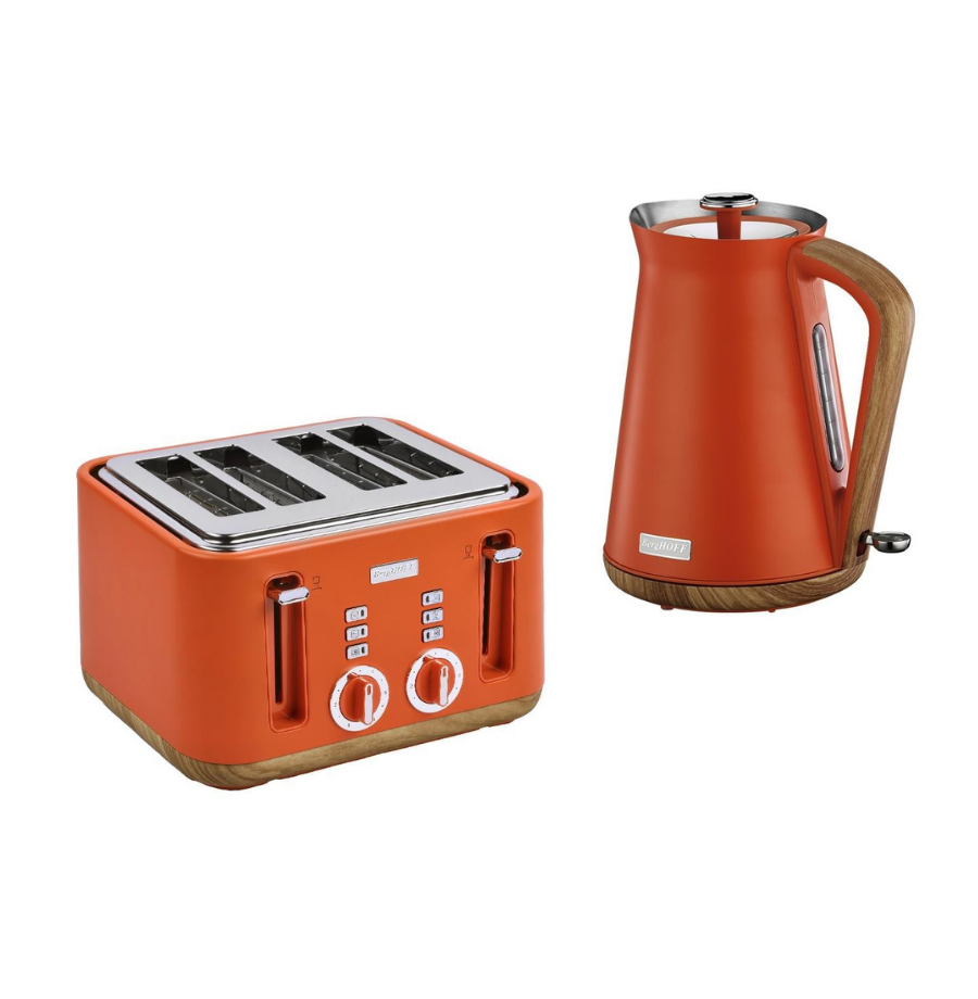 BerghoffBergHOFF GEM NATURAL 1.7 Litre Turuncu Su Isıtıcısı & Dört Dilim Ekmek Kızartma Makinesi79600027950091