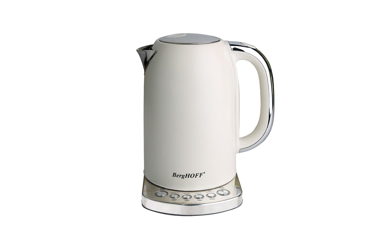 BerghoffBergHOFF GEM CONCEPT 1.7 Litre Vanilya Krem Rengi Retro Su Isıtıcı7950706