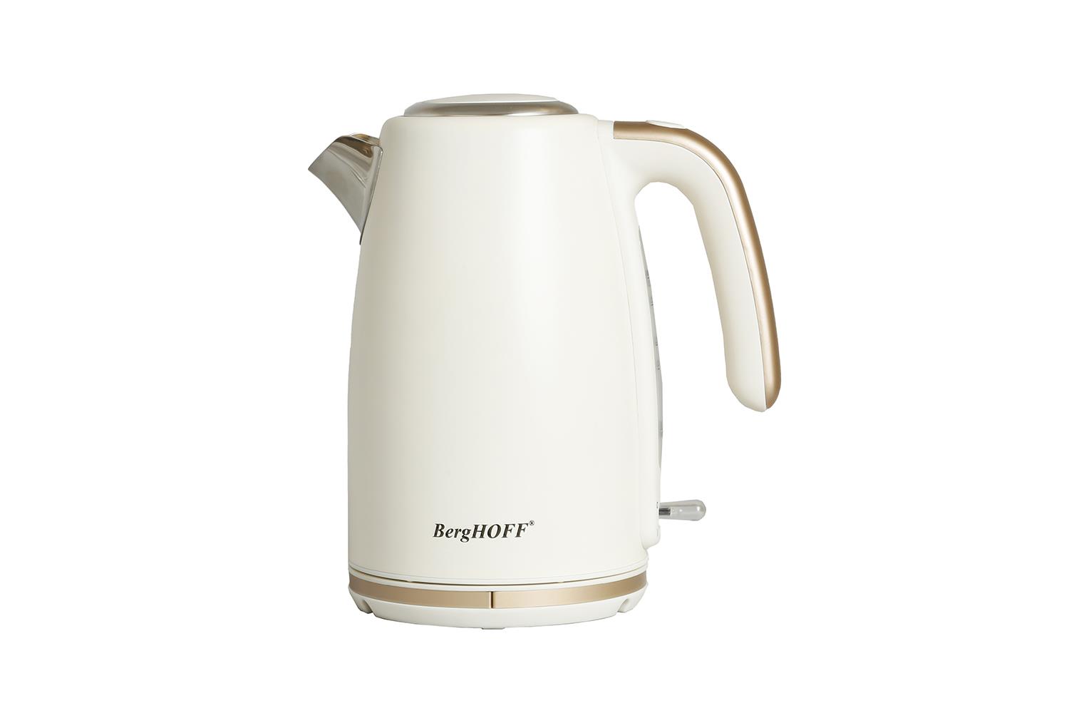 BerghoffBergHOFF GEM PEARL 1.7 Litre Vanilya Krem Rengi Gold Modern Su Isıtıcı7950703