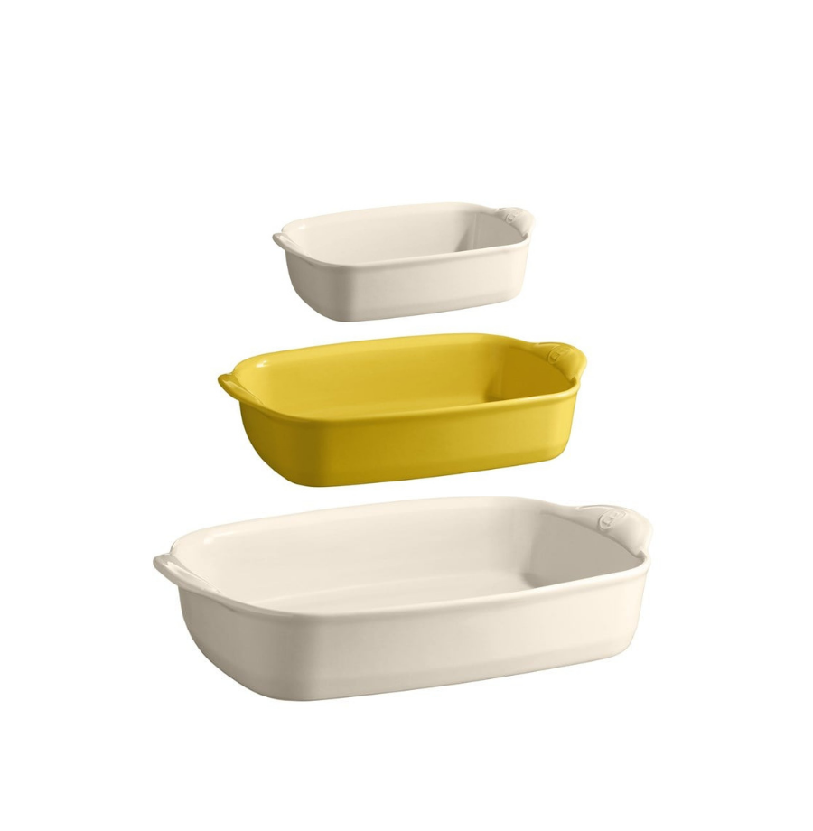 Emile HenryEmile Henry Fırın Kabı Dikdörtgen 36 x 23- 30 x 19- 22 x 14 Cm029652-909650-029649