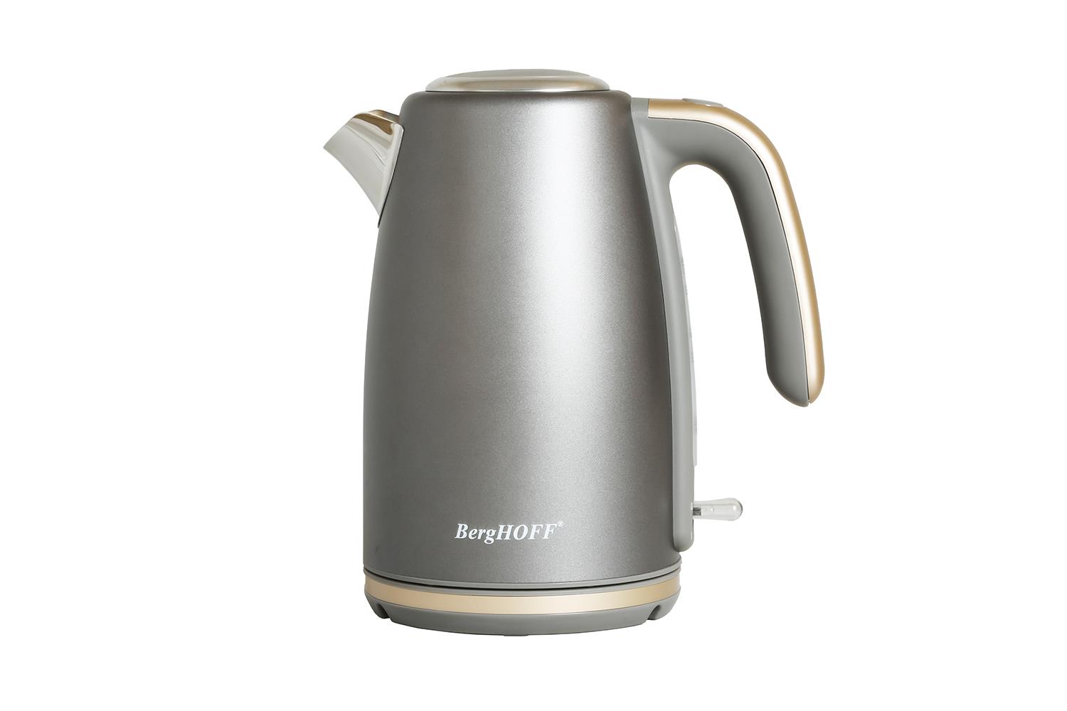 BerghoffBergHOFF GEM PEARL 1.7 Litre Gri Gold Modern Su Isıtıcı7950702