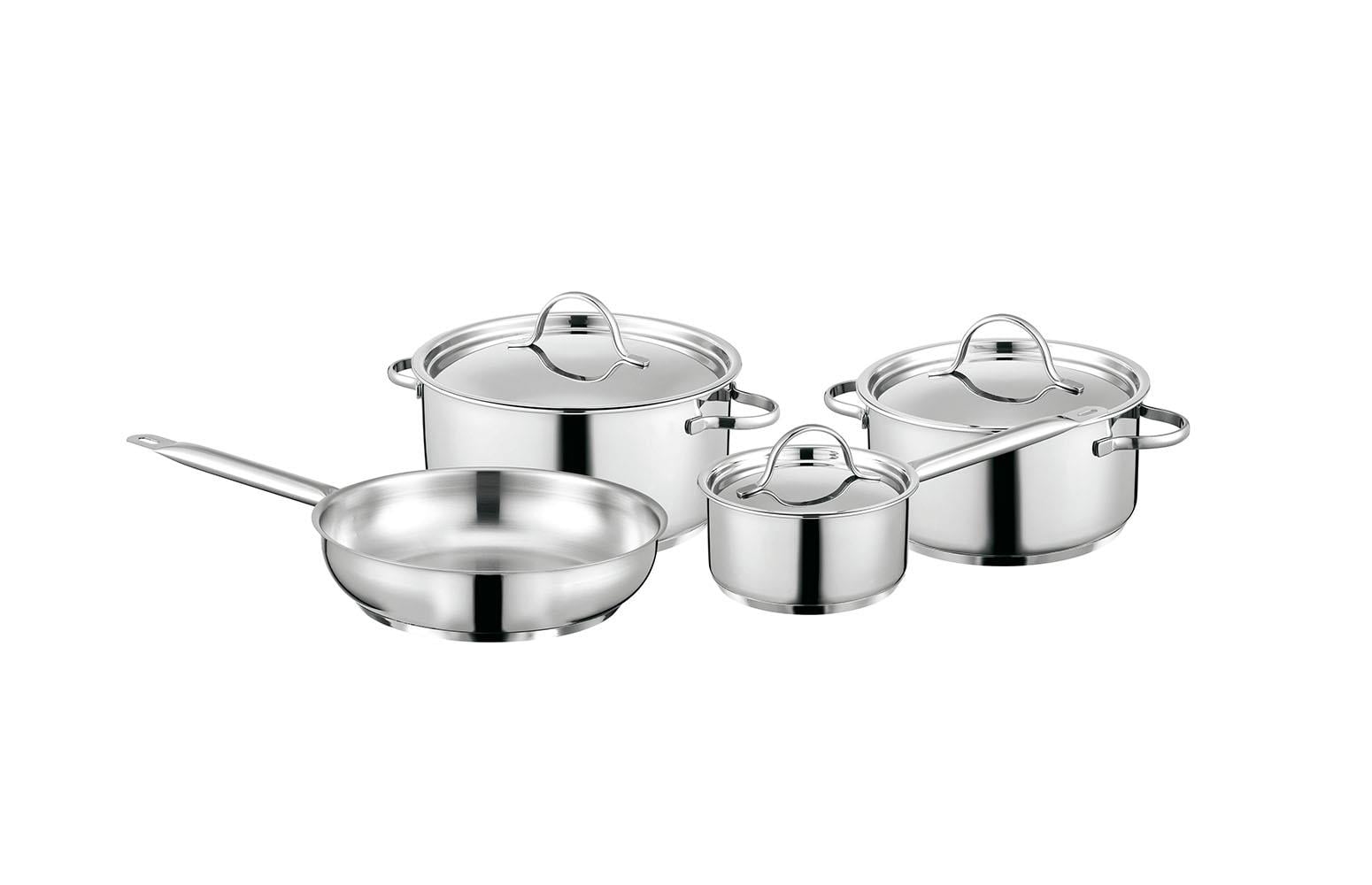 BerghoffBerghoff Essentials 7  Parça Paslanmaz Çelik  Tencere Seti1111033